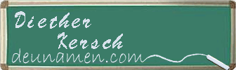Diether Kersch Visitenkarte